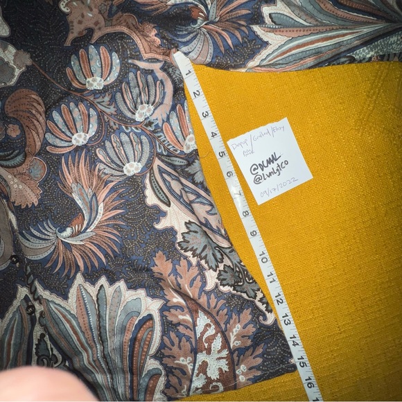 Schrader separate vintage button up blouse paisley floral print - Picture 4 of 7